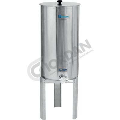 Maturatore da 200 kg (150L) in acciaio inox con scarico frontale, r...