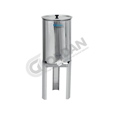 Maturatore da 50 kg (35L) in acciaio inox con scarico frontale, rub...