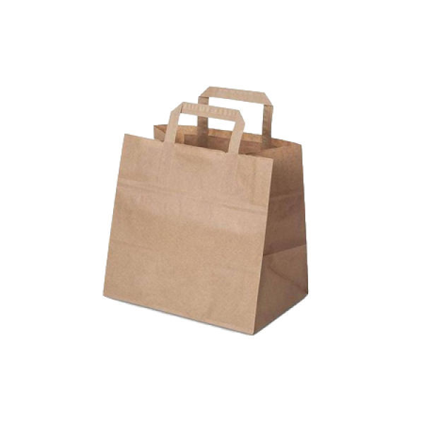 100 PZ SHOPPER IN CARTA AVANA DA 90G - 22x10x h.32cm