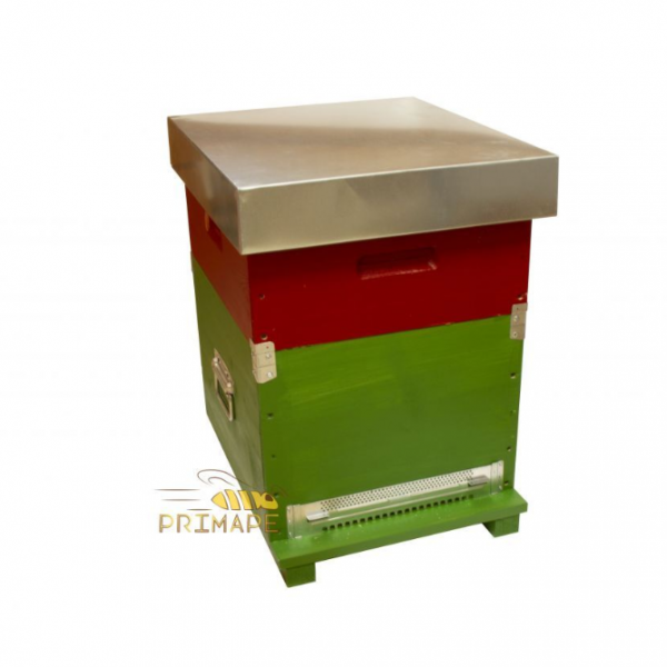 1 Arnia Cubo da 10 T. completa di melario e telaini - SPEDIZIONE IN...