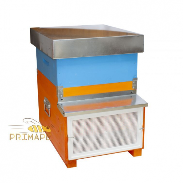 1 Arnia Nomadismo da 10 T. completa di melario e telaini - SPEDIZIO...