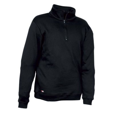 MAGLIA IN FELPA ABBIGLIAMENTO DA LAVORO Colore Nero - Taglia M