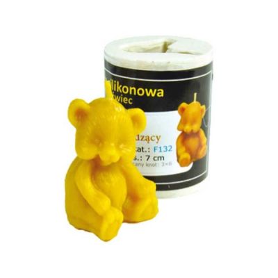 STAMPO PER CANDELA - ORSETTO SEDUTO