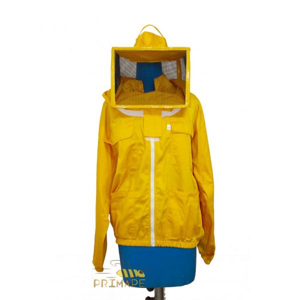 CAMICIOTTO CON MASCHERA QUADRATA STACCABILE E ZIP - TAGLIA XL