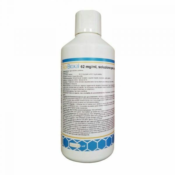 API-BIOXAL LIQUIDO da 500 ml: 10 ALVEARI (DA 10T)
