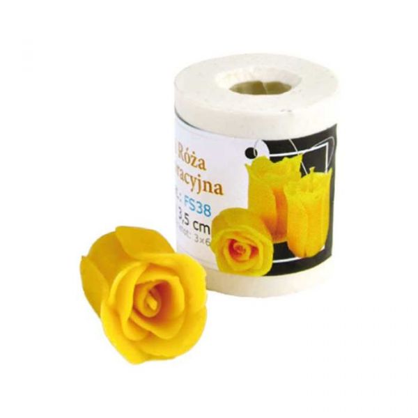 STAMPO PER CANDELA- MINI ROSA DECORATIVA