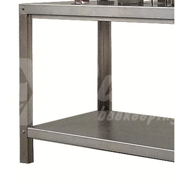 TAVOLO IN ACCIAIO INOX cm H 70 P 60 L70 CON VITI