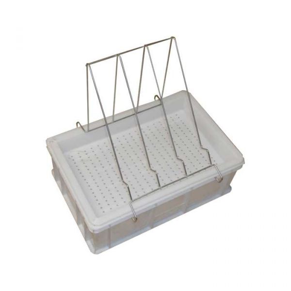 BANCHETTO PER DISOPERCOLARE IN PLASTICA MIS. 60X40X H.20 CON LEGGIO...