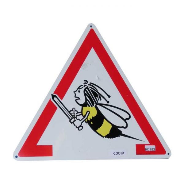 CARTELLO A TRIANGOLO IN PLASTICA-28CM