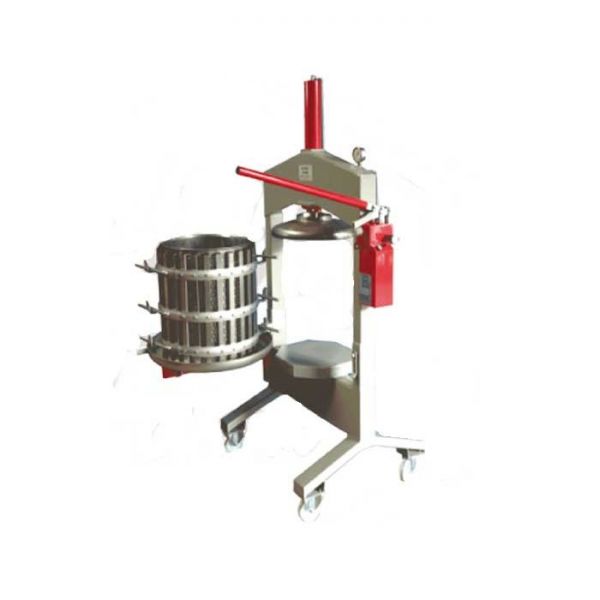 PRESSA OPERCOLO MANUALE con cestello ruotabile al lato - diametro c...