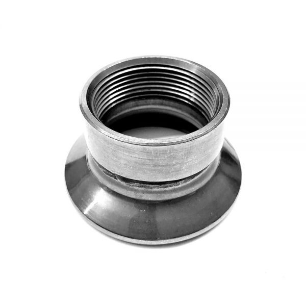 SEMIRACCORDO DIAM.50MM FILETTO INTERNO- FILETTATO FEMMINA