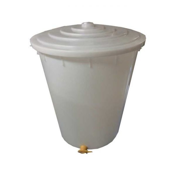 MATURATORE DA KG 400 IN PLASTICA COMPLETO DI RUBINETTO E COPERCHIO