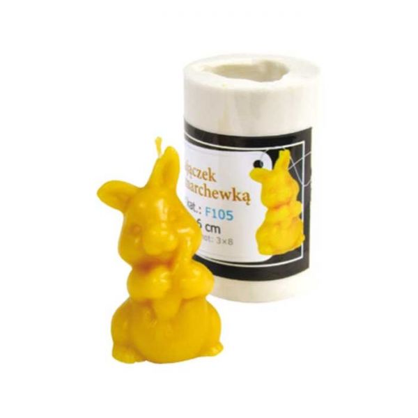 STAMPO PER CANDELA- CONIGLIETTO CON CAROTE