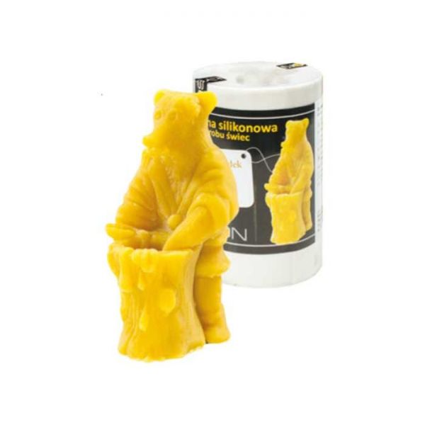 STAMPO PER CANDELA- ORSO CON APE