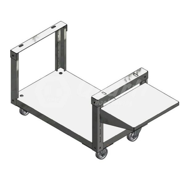 CARRELLO PER DEUMIDIFICATORE a dischi inox con sistema a caldo - 50 KG