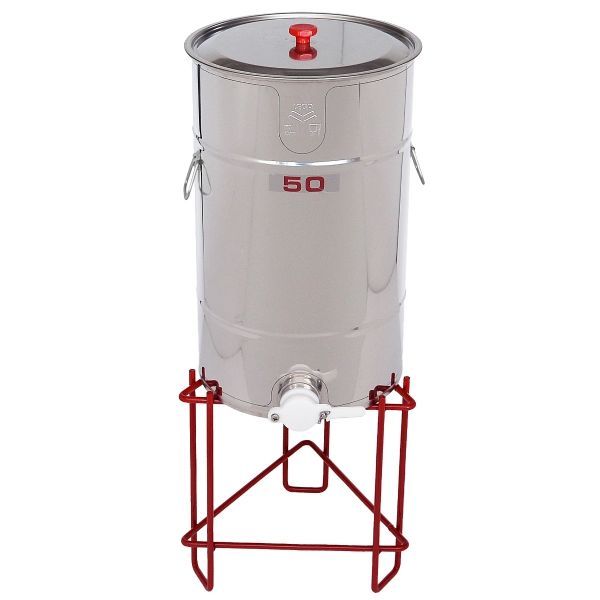 MATURATORE DA 50 KG IN ACCIAIO INOX CON MANIGLIE E COPERCHIO