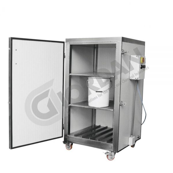 CAMERA CALDA A 12 LATTE O A 1 FUSTO DA 300 KG CON FONDO - GIORDAN