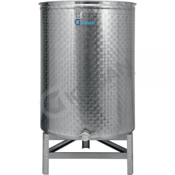 MATURATORE IN ACCIAIO INOX DA 1000 KG FONDO PIANO-GIORDAN