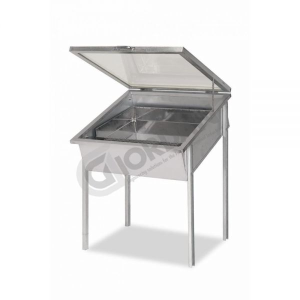 SCERATRICE SOLARE 100X100 IN ACCIAIO INOX- GIORDAN