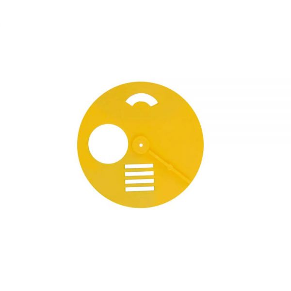 P-HIVE DISCO GIALLO 4 POSIZIONI 135MM