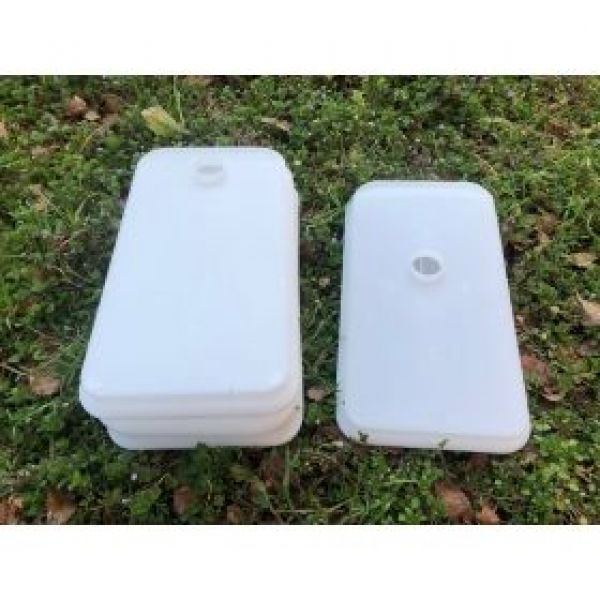 22 PEZZI- NUTRITORE A DEPRESSIONE RETTANGOLARE DA 2 LITRI CON FORO ...