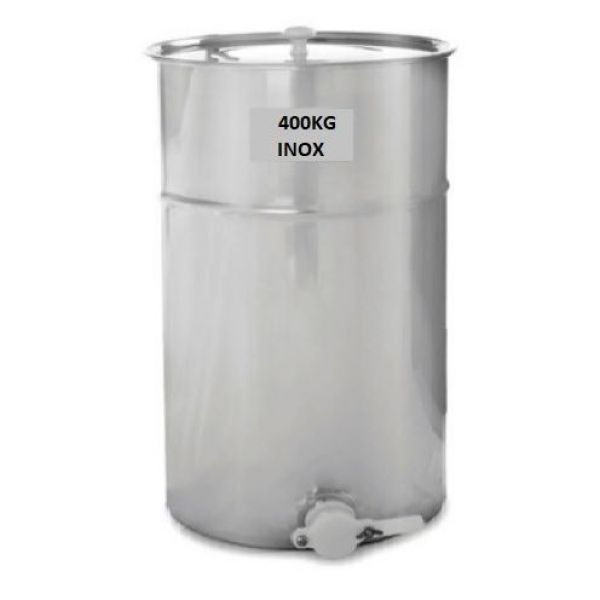 MATURATORE IN ACCIAIO INOX DA KG.400 CON RUBINETTO IN PLASTICA ALIM...