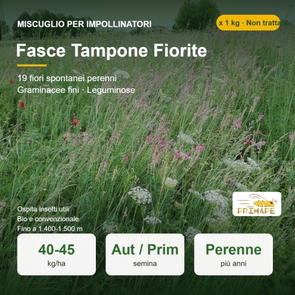 Miscuglio per Impollinatori Fasce Tampone Fiorite – 10 x 1 kg –...