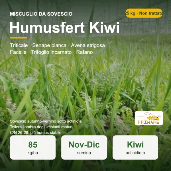 Miscuglio da Sovescio Humusfert Kiwi – 25 kg – Sovescio per Act...