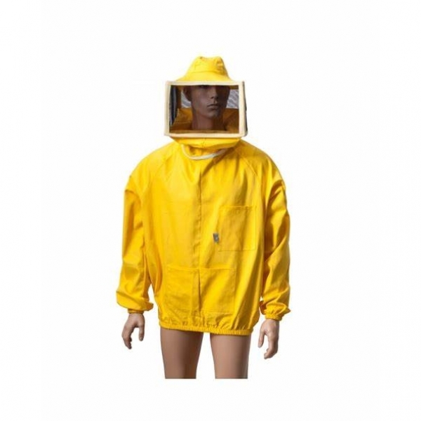 CAMICIOTTO CON MASCHERA QUADRATA STACCABILE E ZIP Tg. XXL