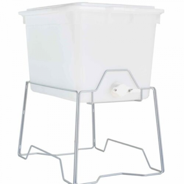 BANCO PER DISOPERCOLARE IN PLASTICA CON RUBINETTO E SUPPORTO - LEGG...