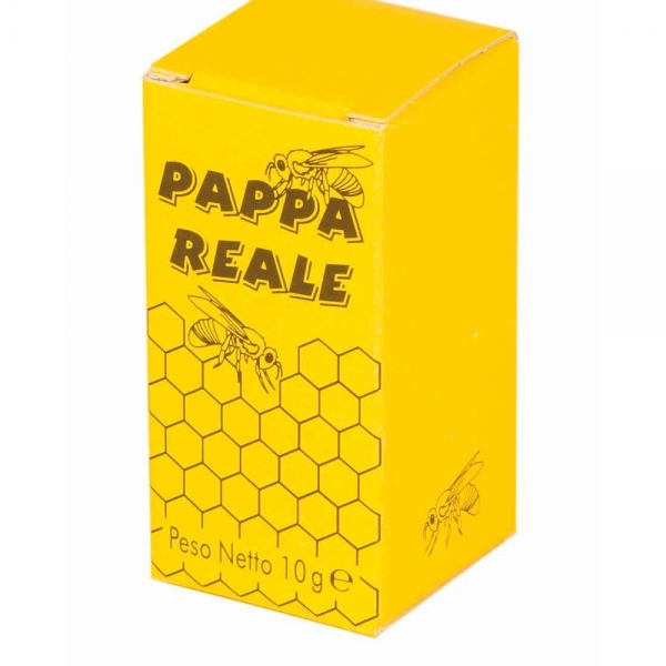 SCATOLINA PER PAPPA REALE IN CARTONE PER VASETTO  DA 10 ML