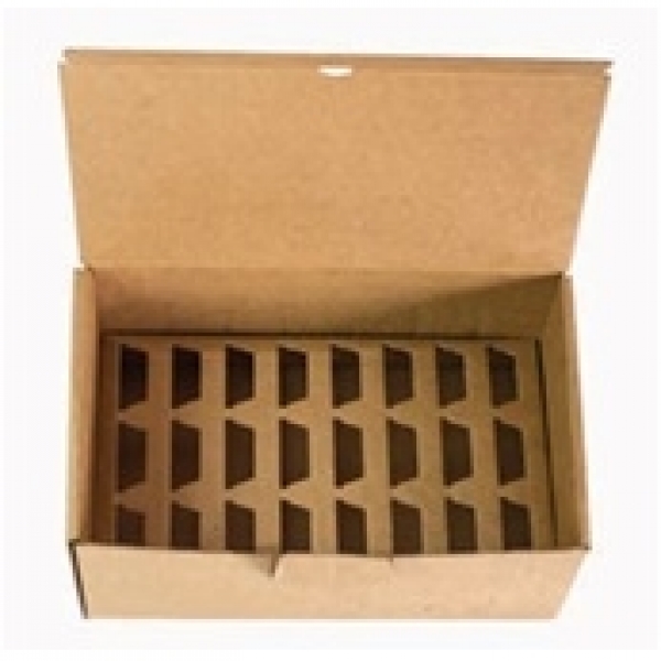 SCATOLA IN CARTONE PER 24 GABBIETTE PER L'INTRODUZIONE