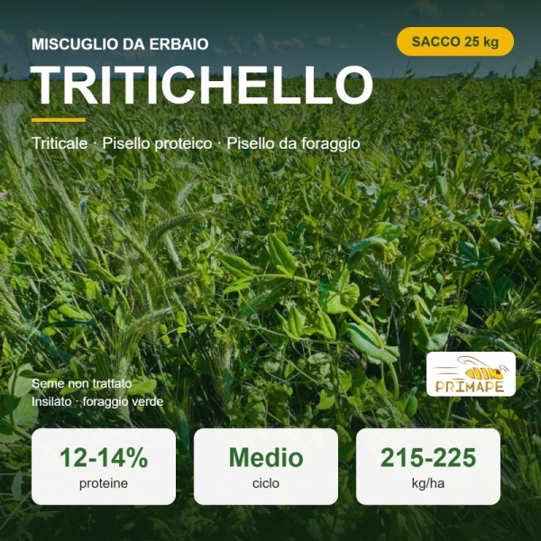 Miscuglio da Erbaio Tritichello – 25 kg – Insilato – Non trat...