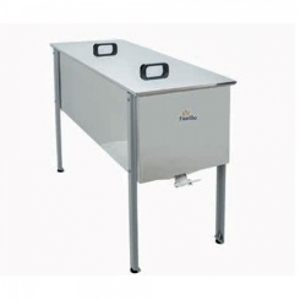 BANCO PER DISOPERCOLARE LANGSTROTH IN ACCIAIO INOX (CM. 65X50X41)