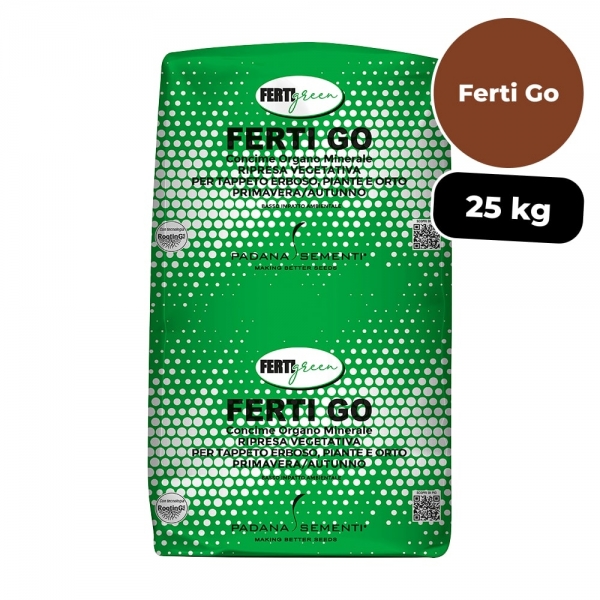 CONCIME ORGANO-MINERALE FERTI GO NPK 23-6-6 NUOVA FOMULA 25 KG