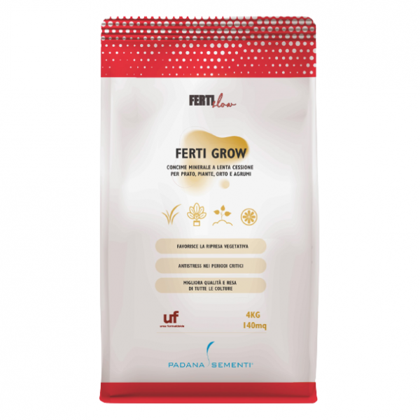 CONCIME A LENTA CESSIONE FERTI GROW NPK 12-6-14 + 2 MgO +Me (16 KG ...