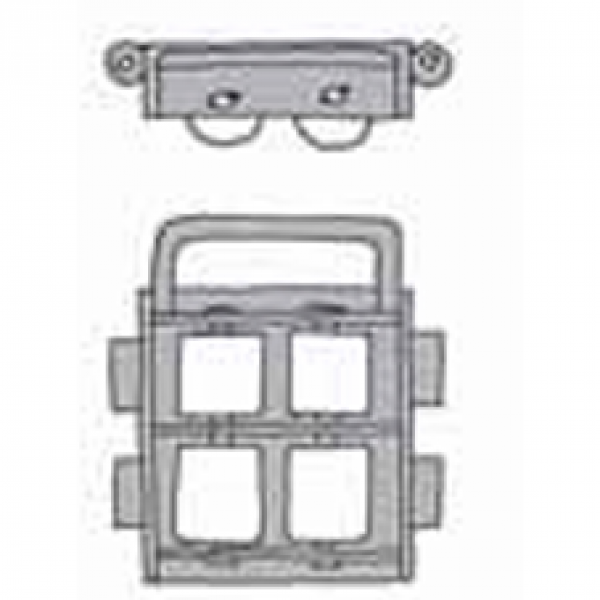 CARRELLO A RULLO CARGO SKATE - 4000