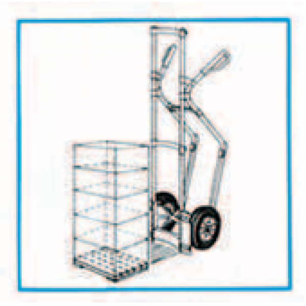 CARRELLO IN ALLUMINIO - 2819/8