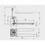 TRANSPALLET SOLLEVATORE ELETTRICO - HL 1004