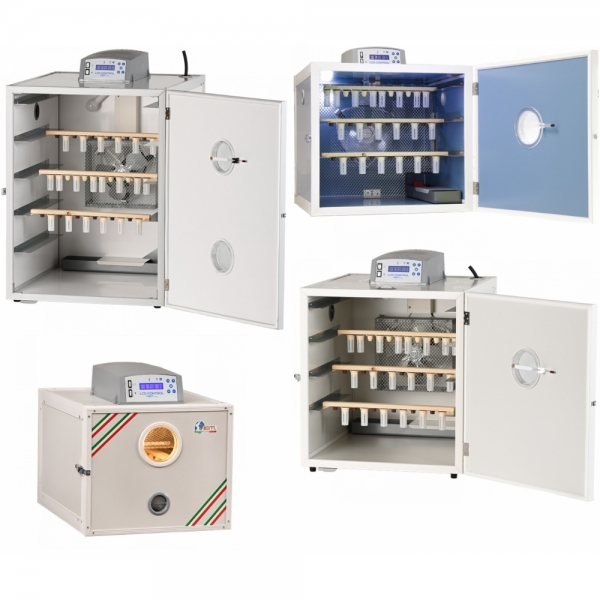 INCUBATRICE IN ACCIAIO E PVC
