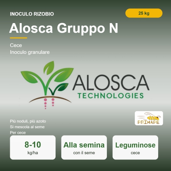 Inoculo Rizobio Alosca Gruppo N – 25 kg – Cece
