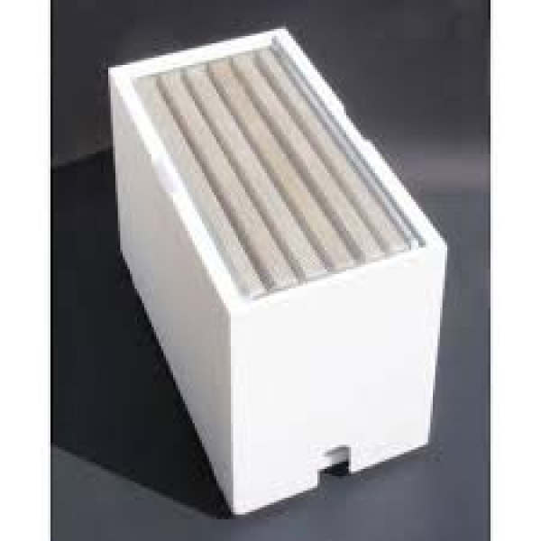 AERATORE IN RETE PER CASSETTINO CON CORNICE METALLICA