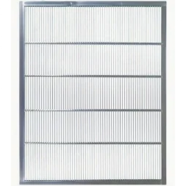 ESCLUDIREGINA A GRIGLIA IN ACCIAIO TRAFILATO E ZINCATO