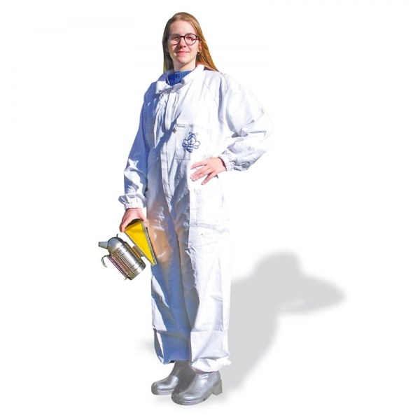 TUTA BIANCA CON COLLARE DI SPUGNA SENZA MASCHERA - TAGLIA L